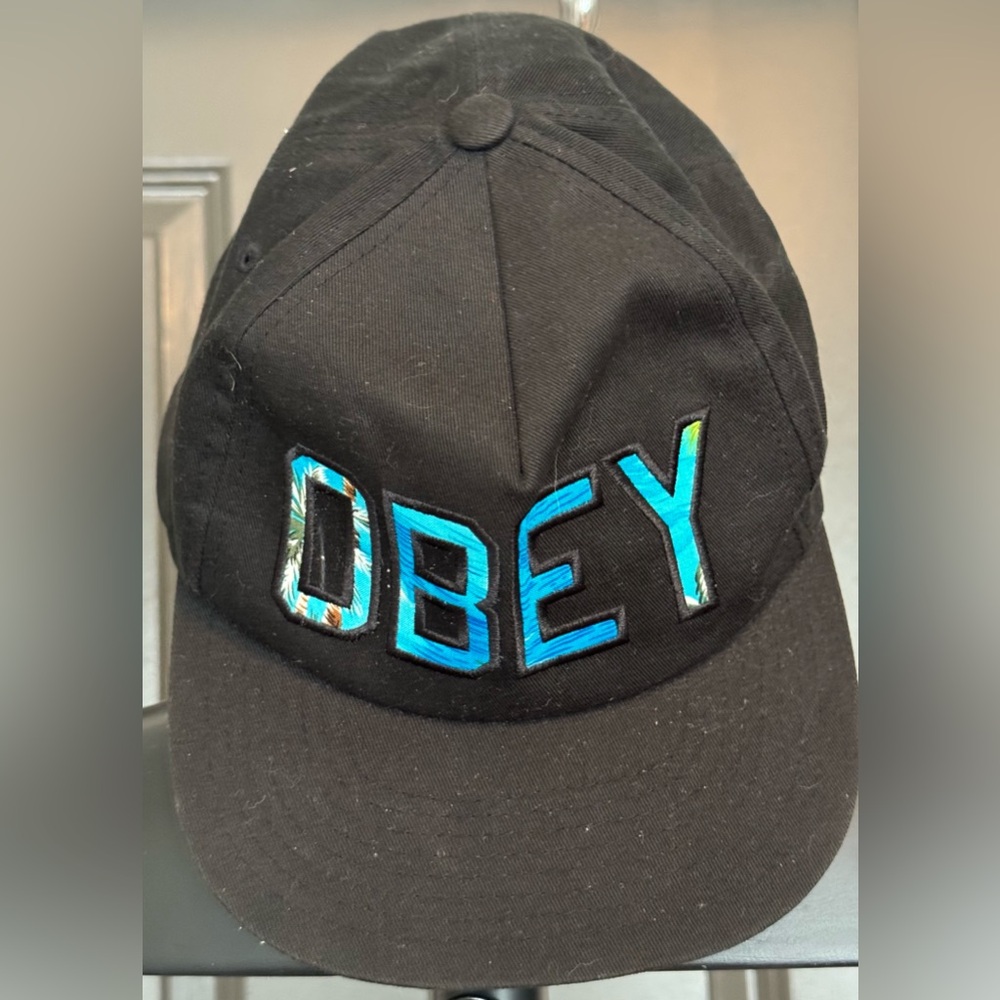 Obey Since 1983 Shepard Fairley Trucker Style Hat Adjustable One Size Fits All